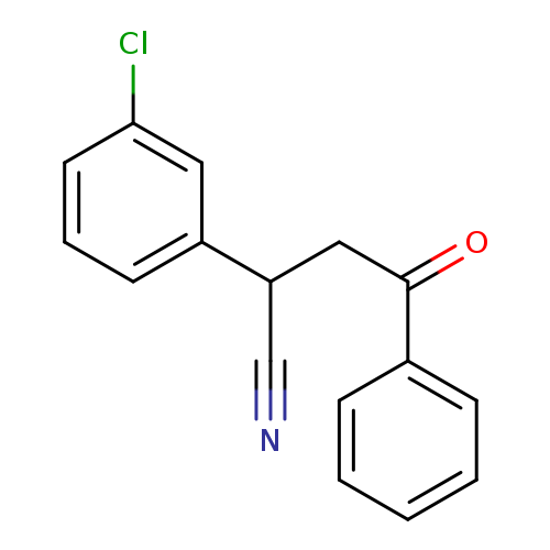 2-(3-chlorophenyl)-4-oxo-4-phenylbutanenitrile