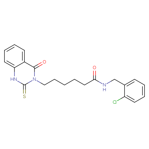 N-[(2-chlorophenyl)methyl]-6-(4-oxo-2-sulfanylidene-1,2,3,4-tetrahydroquinazolin-3-yl)hexanamide