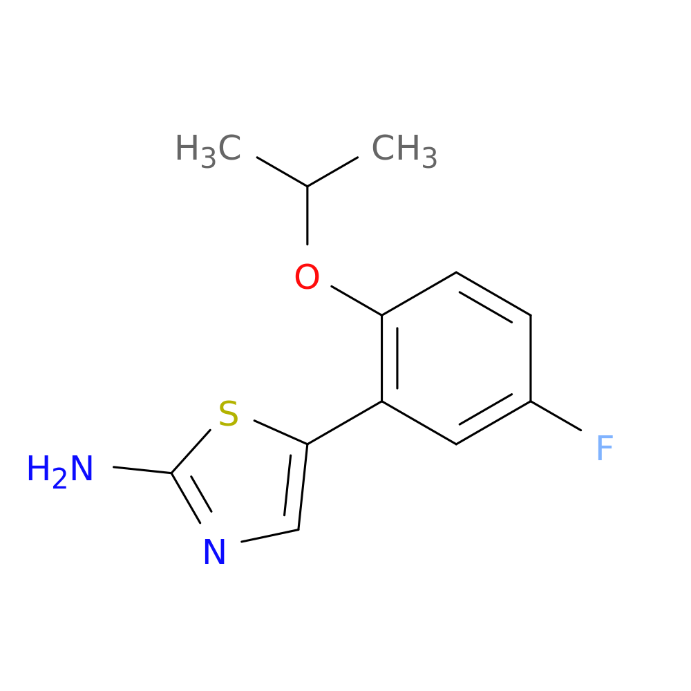 5-(5-fluoro-2-isopropoxyphenyl)thiazol-2-amine