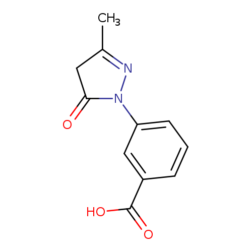 3-(3-Methyl-5-oxo-4,5-dihydro-1H-pyrazol-1-yl)benzoic acid