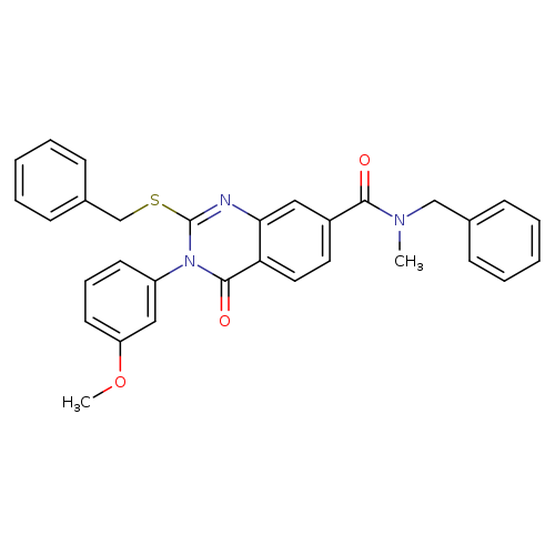 N-benzyl-2-(benzylsulfanyl)-3-(3-methoxyphenyl)-N-methyl-4-oxo-3,4-dihydroquinazoline-7-carboxamide