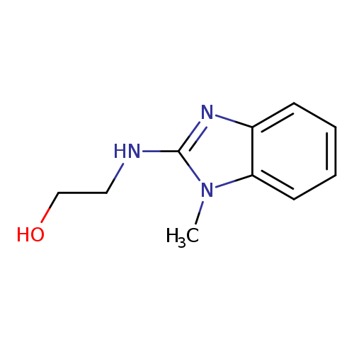Ethanol, 2-[(1-methyl-1H-benzimidazol-2-yl)amino]- (9CI)