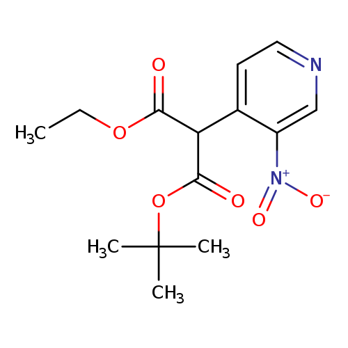 1-tert-butyl 3-ethyl 2-(3-nitropyridin-4-yl)propanedioate