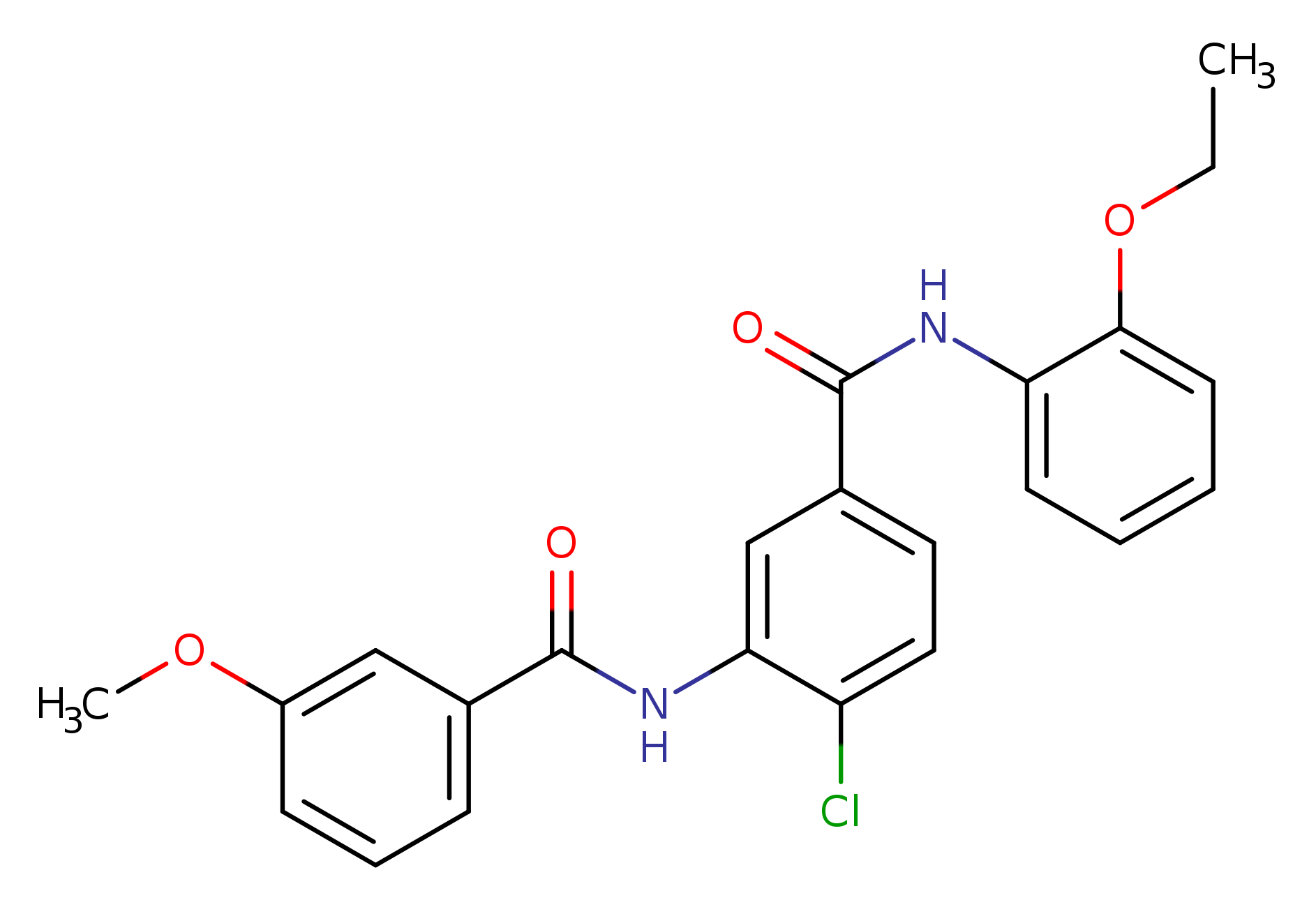 4-chloro-N-(2-ethoxyphenyl)-3-[(3-methoxybenzoyl)amino]benzamide