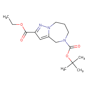 5-tert-Butyl 2-ethyl 7,8-dihydro-4h-pyrazolo[1,5-a][1,4]diazepine-2,5(6H)-dicarboxylate