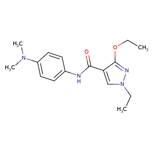 N-[4-(dimethylamino)phenyl]-3-ethoxy-1-ethyl-1H-pyrazole-4-carboxamide