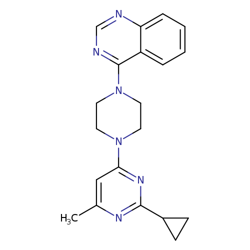 4-[4-(2-cyclopropyl-6-methylpyrimidin-4-yl)piperazin-1-yl]quinazoline