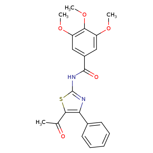 N-(5-acetyl-4-phenyl-1,3-thiazol-2-yl)-3,4,5-trimethoxybenzamide