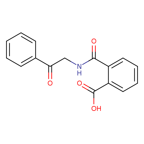 2-([(2-Oxo-2-phenylethyl)amino]carbonyl)benzoic acid