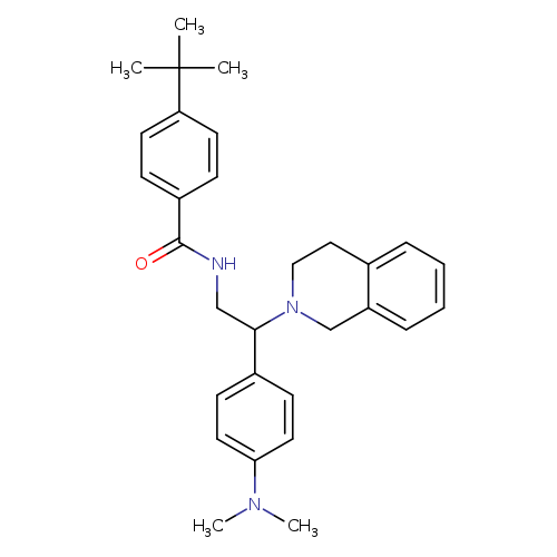 4-tert-butyl-N-{2-[4-(dimethylamino)phenyl]-2-(1,2,3,4-tetrahydroisoquinolin-2-yl)ethyl}benzamide