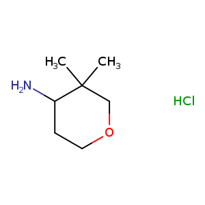 2H-Pyran-4-amine, tetrahydro-3,3-dimethyl-, hydrochloride (1:1)
