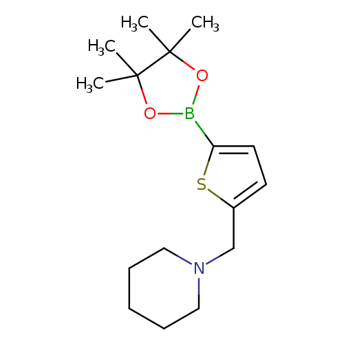 PIPERIDINE, 1-[[5-(4,4,5,5-TETRAMETHYL-1,3,2-DIOXABOROLAN-2-YL)-2-THIENYL]METHYL]-