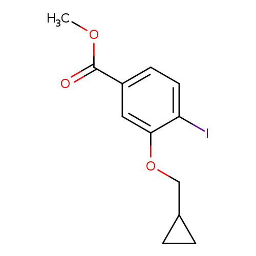 Methyl 3-(cyclopropylmethoxy)-4-iodobenzoate