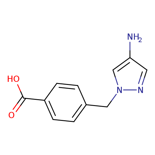 4-[(4-amino-1H-pyrazol-1-yl)methyl]benzoic acid hydrochloride