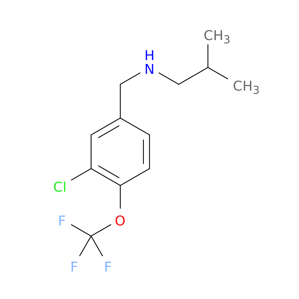 (3-Chloro-4-trifluoromethoxy-benzyl)-isobutyl-amine