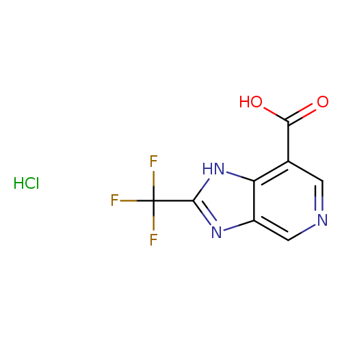 2-(trifluoromethyl)-1H-imidazo[4,5-c]pyridine-7-carboxylic acid hydrochloride