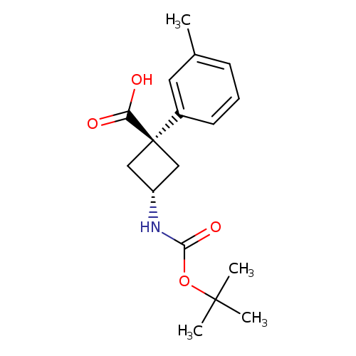 rac-(1r,3r)-3-{[(tert-butoxy)carbonyl]amino}-1-(3-methylphenyl)cyclobutane-1-carboxylic acid