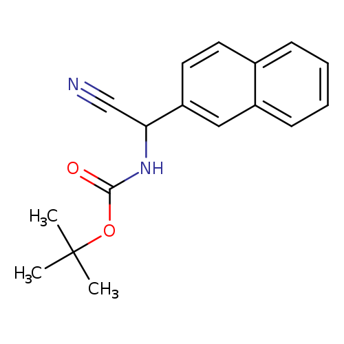 tert-butyl N-[cyano(naphthalen-2-yl)methyl]carbamate