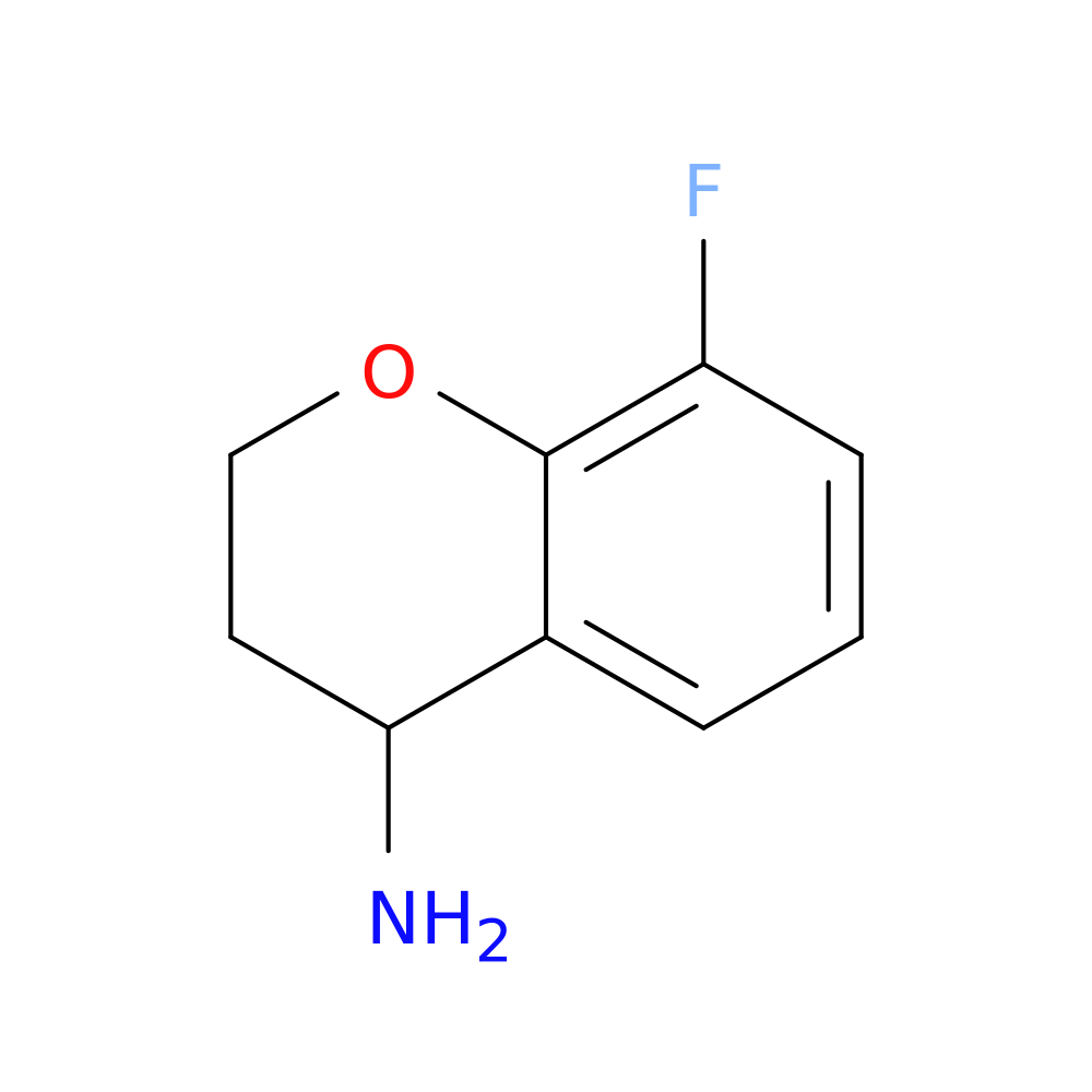 2H-1-Benzopyran-4-amine, 8-fluoro-3,4-dihydro-