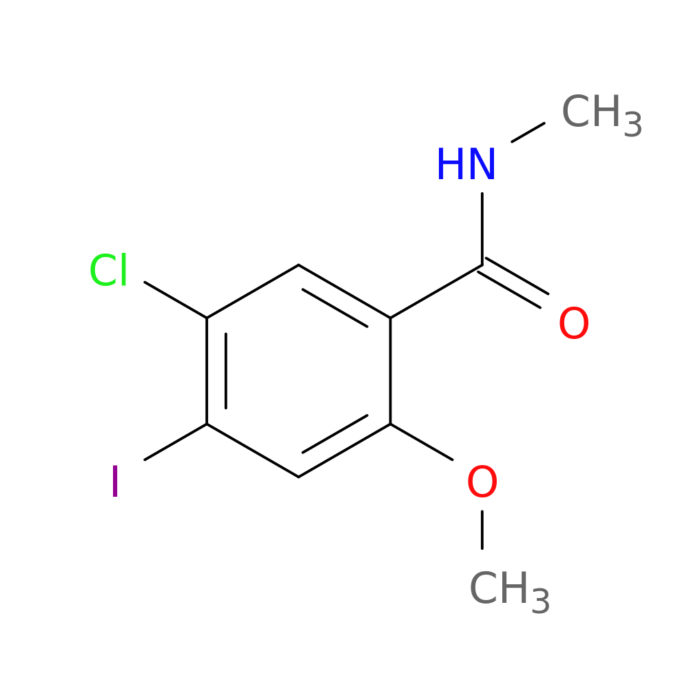 5-Chloro-4-iodo-2-methoxy-N-methylbenzamide