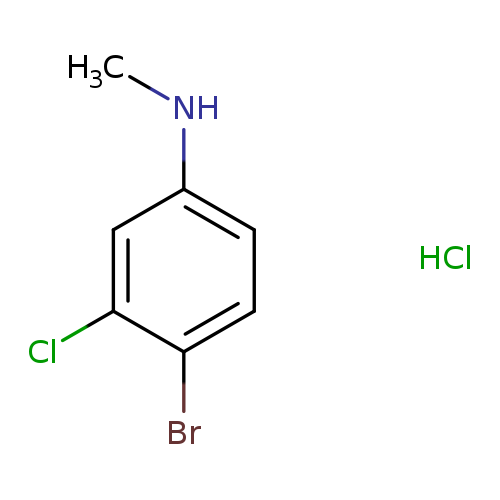 4-bromo-3-chloro-N-methylanilinehydrochloride