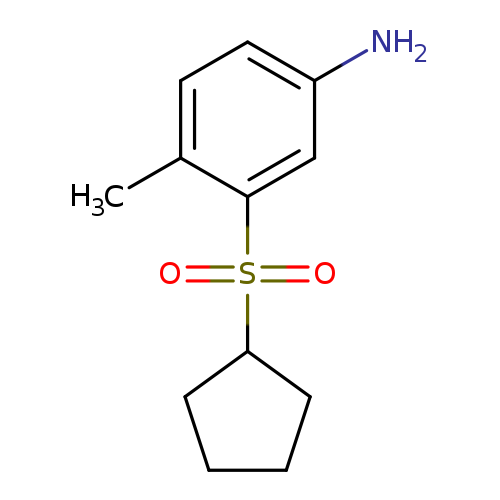 3-(cyclopentanesulfonyl)-4-methylaniline