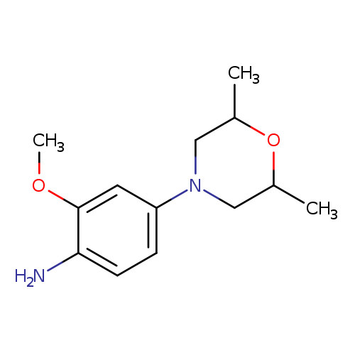 4-(2,6-Dimethylmorpholino)-2-methoxyaniline