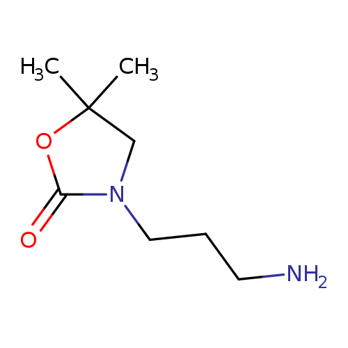 3-(3-aminopropyl)-5,5-dimethyl-1,3-oxazolidin-2-one