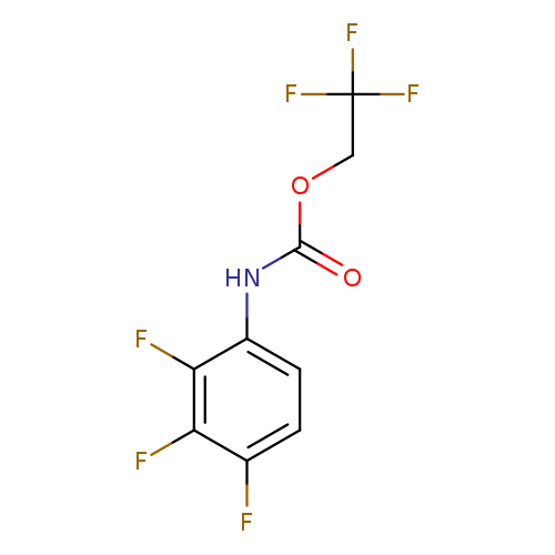 2,2,2-trifluoroethyl N-(2,3,4-trifluorophenyl)carbamate