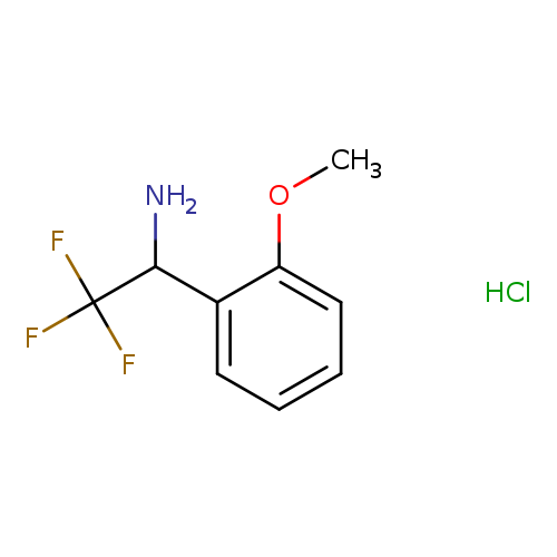 Benzenemethanamine, 2-methoxy-α-(trifluoromethyl)-, hydrochloride (1:1)