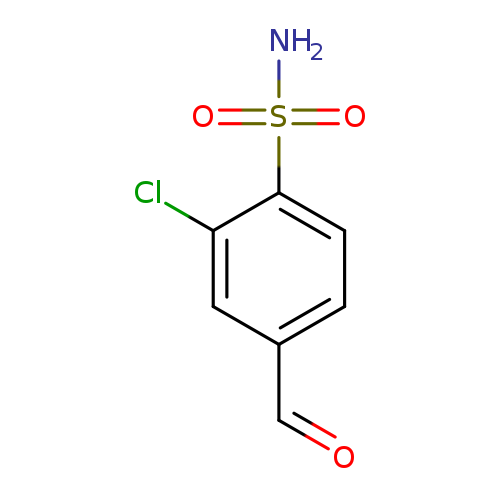 2-chloro-4-formylbenzene-1-sulfonamide