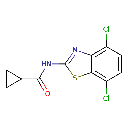N-(4,7-dichloro-1,3-benzothiazol-2-yl)cyclopropanecarboxamide