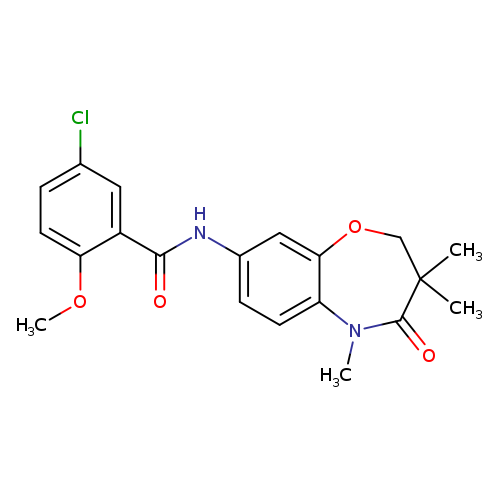 5-chloro-2-methoxy-N-(3,3,5-trimethyl-4-oxo-2,3,4,5-tetrahydro-1,5-benzoxazepin-8-yl)benzamide