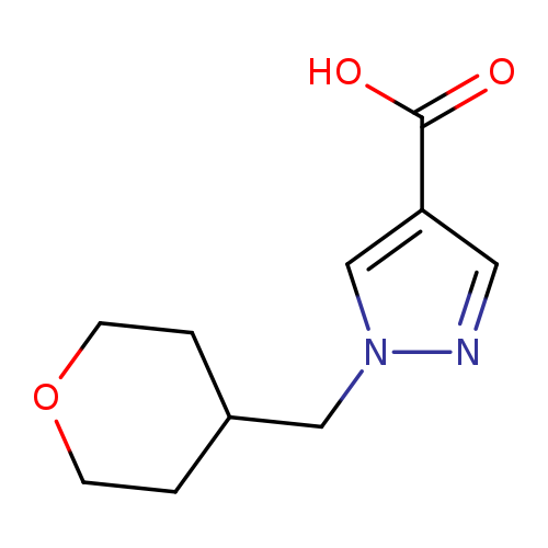 1-[(oxan-4-yl)methyl]-1H-pyrazole-4-carboxylic acid