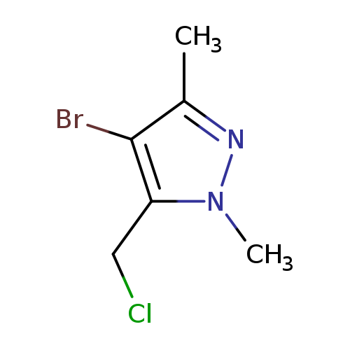 4-bromo-5-(chloromethyl)-1,3-dimethyl-1H-pyrazole