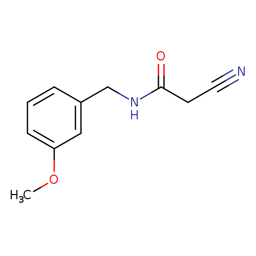 Acetamide, 2-cyano-N-[(3-methoxyphenyl)methyl]-