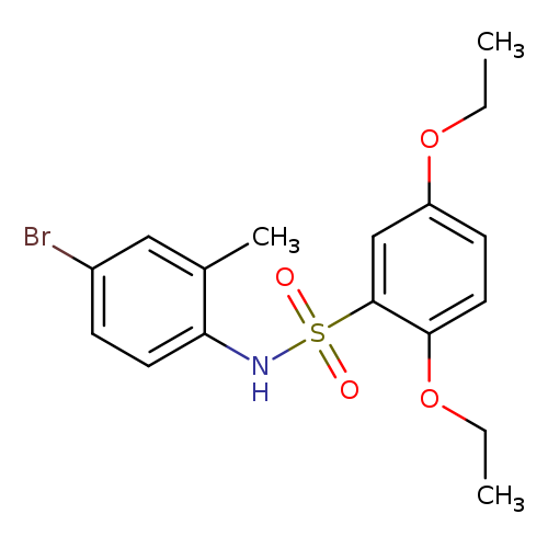N-(4-bromo-2-methylphenyl)-2,5-diethoxybenzene-1-sulfonamide