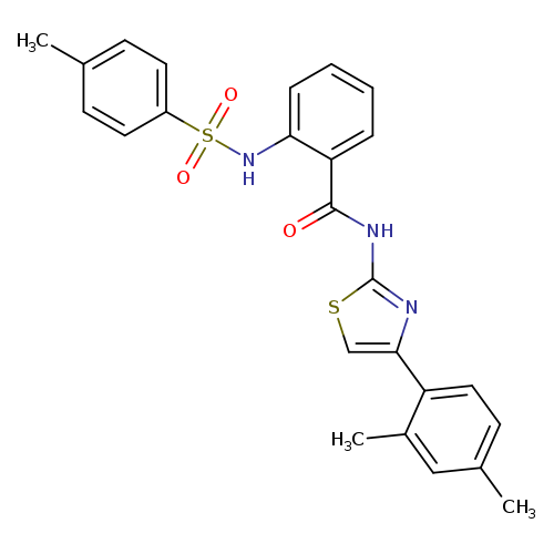 N-[4-(2,4-dimethylphenyl)-1,3-thiazol-2-yl]-2-(4-methylbenzenesulfonamido)benzamide