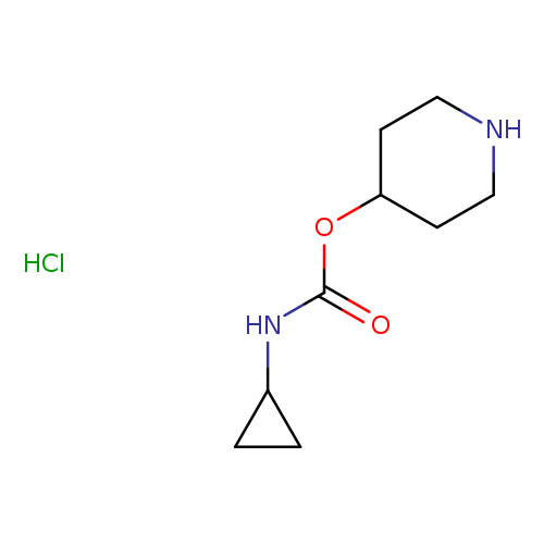 piperidin-4-yl N-cyclopropylcarbamate hydrochloride
