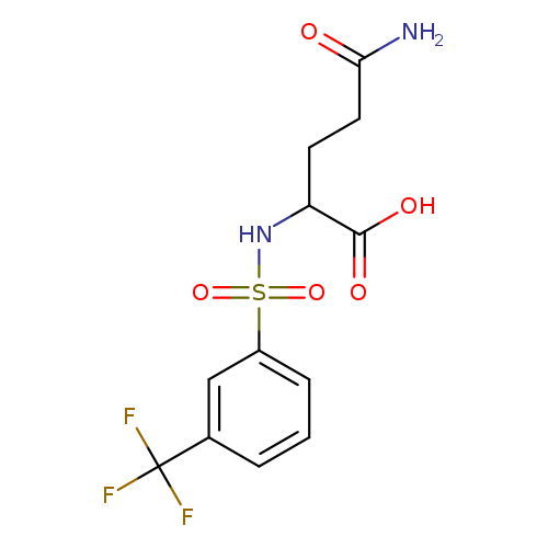 4-carbamoyl-2-[3-(trifluoromethyl)benzenesulfonamido]butanoic acid