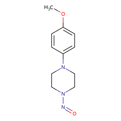 1-(4-methoxyphenyl)-4-nitrosopiperazine