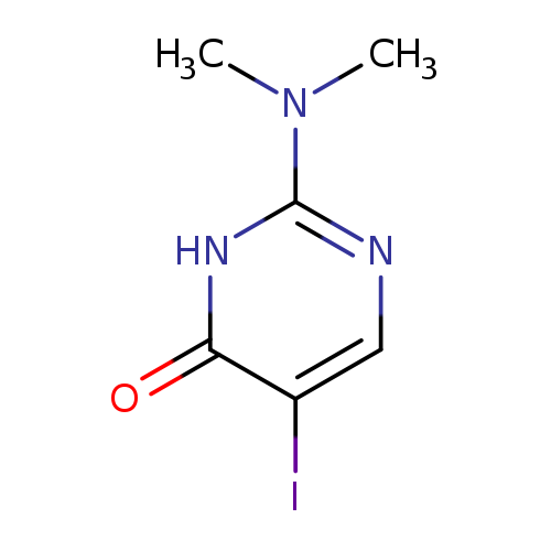 2-(dimethylamino)-5-iodo-3,4-dihydropyrimidin-4-one