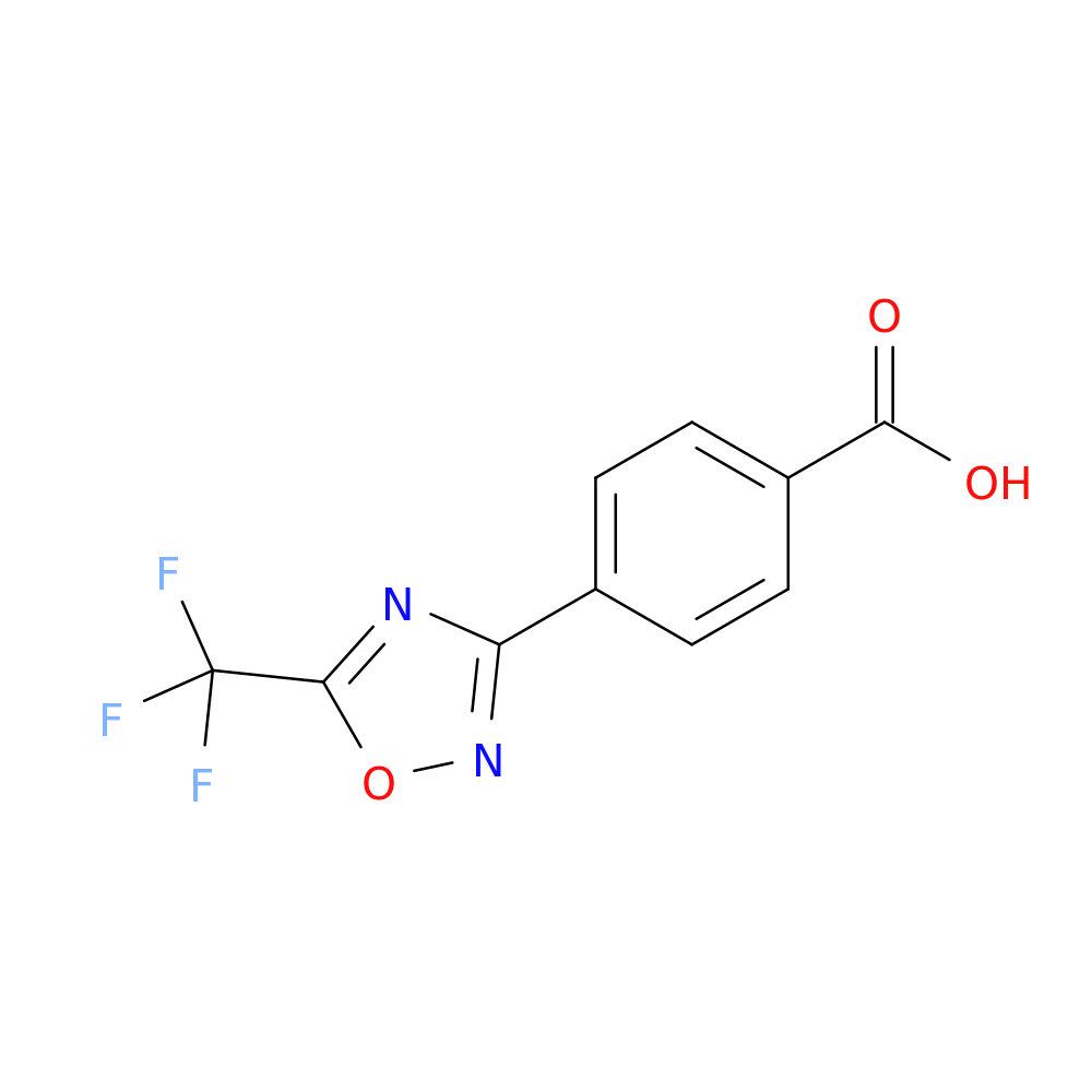 4-(5-(Trifluoromethyl)-1,2,4-oxadiazol-3-yl)benzoic acid