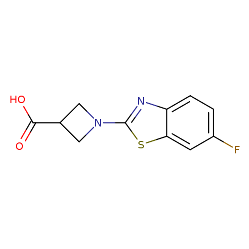 1-(6-Fluoro-1,3-benzothiazol-2-yl)azetidine-3-carboxylic acid