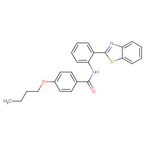 N-[2-(1,3-benzothiazol-2-yl)phenyl]-4-butoxybenzamide