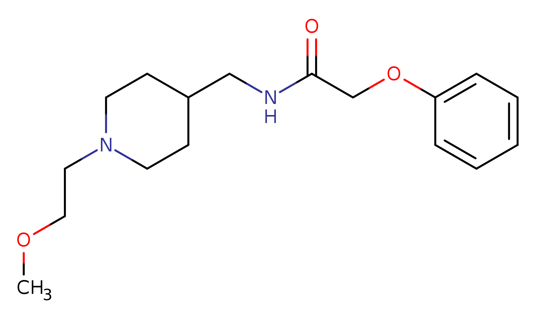 N-{[1-(2-methoxyethyl)piperidin-4-yl]methyl}-2-phenoxyacetamide