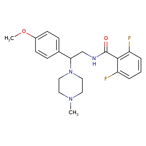 2,6-difluoro-N-[2-(4-methoxyphenyl)-2-(4-methylpiperazin-1-yl)ethyl]benzamide