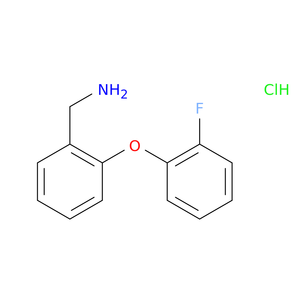 1-[2-(2-fluorophenoxy)phenyl]methanamine hydrochloride