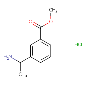 Benzoic acid, 3-(1-aminoethyl)-, methyl ester, hydrochloride (1:1)