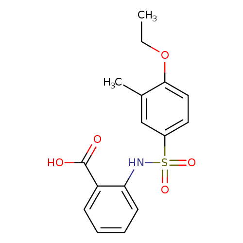 2-(4-ethoxy-3-methylbenzenesulfonamido)benzoic acid